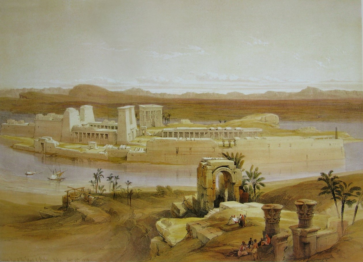 David Roberts Isola del Tempio Philae da David Roberts