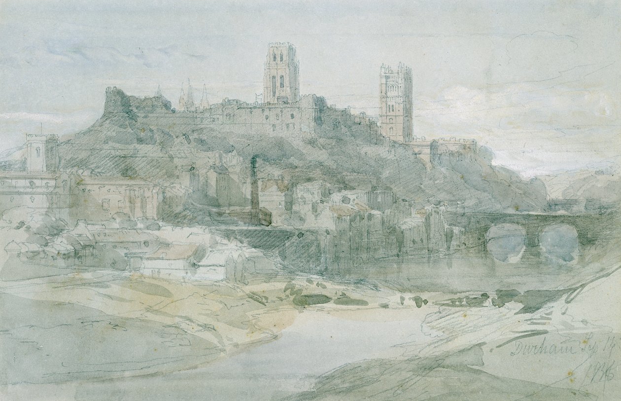 Durham, 1836 da David Roberts