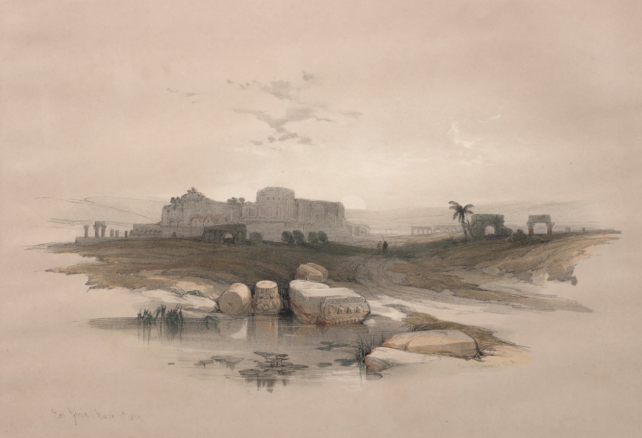 Eleuteropoli o il moderno Beit-Jibrin da David Roberts