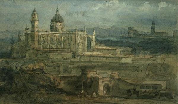 Ingresso a Herez, Spagna da David Roberts
