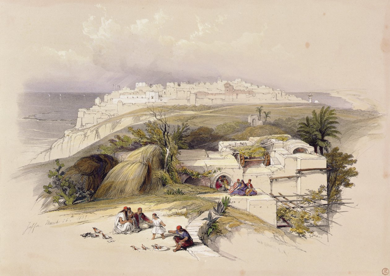 Jaffa, 26 marzo 1839, tavola 62 dal Volume II di 