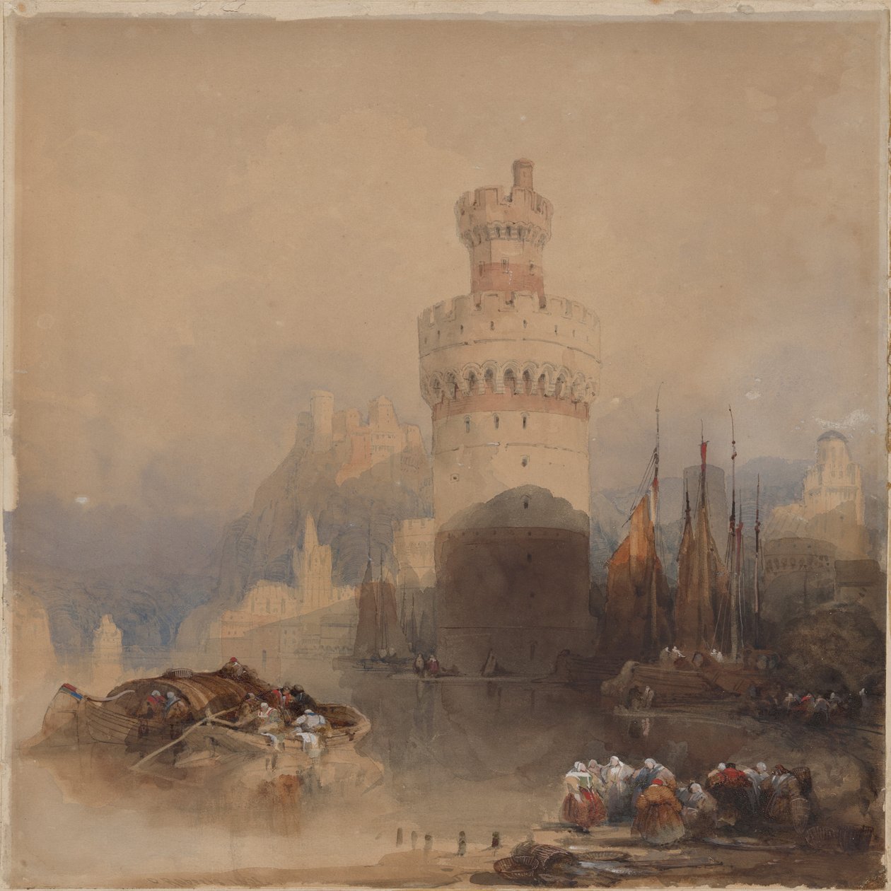Oberwesel sul Reno da David Roberts