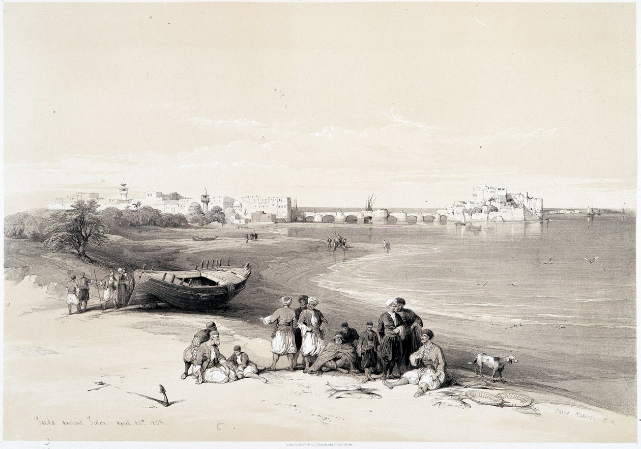 Sidone (Said), disegno realizzato il 28/04/1839 in 