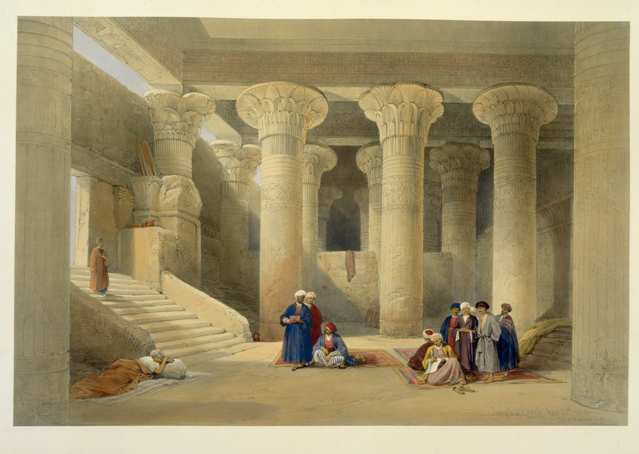 Tempio di Esna da David Roberts