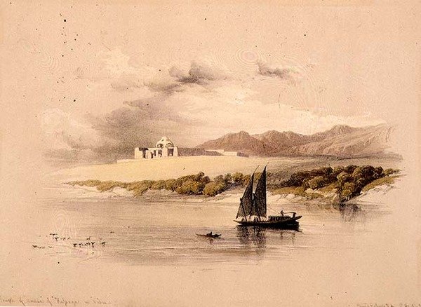 Tempio di Amdda di Halsaya in Nubia, da "Egitto e Nubia", Vol.1 da David Roberts