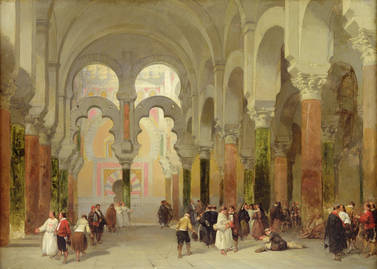 Il santuario del Corano, Moschea di Cordoba da David Roberts