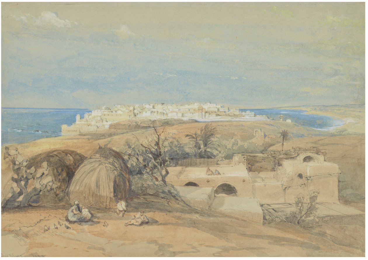Vista di Giaffa, verso nord da David Roberts