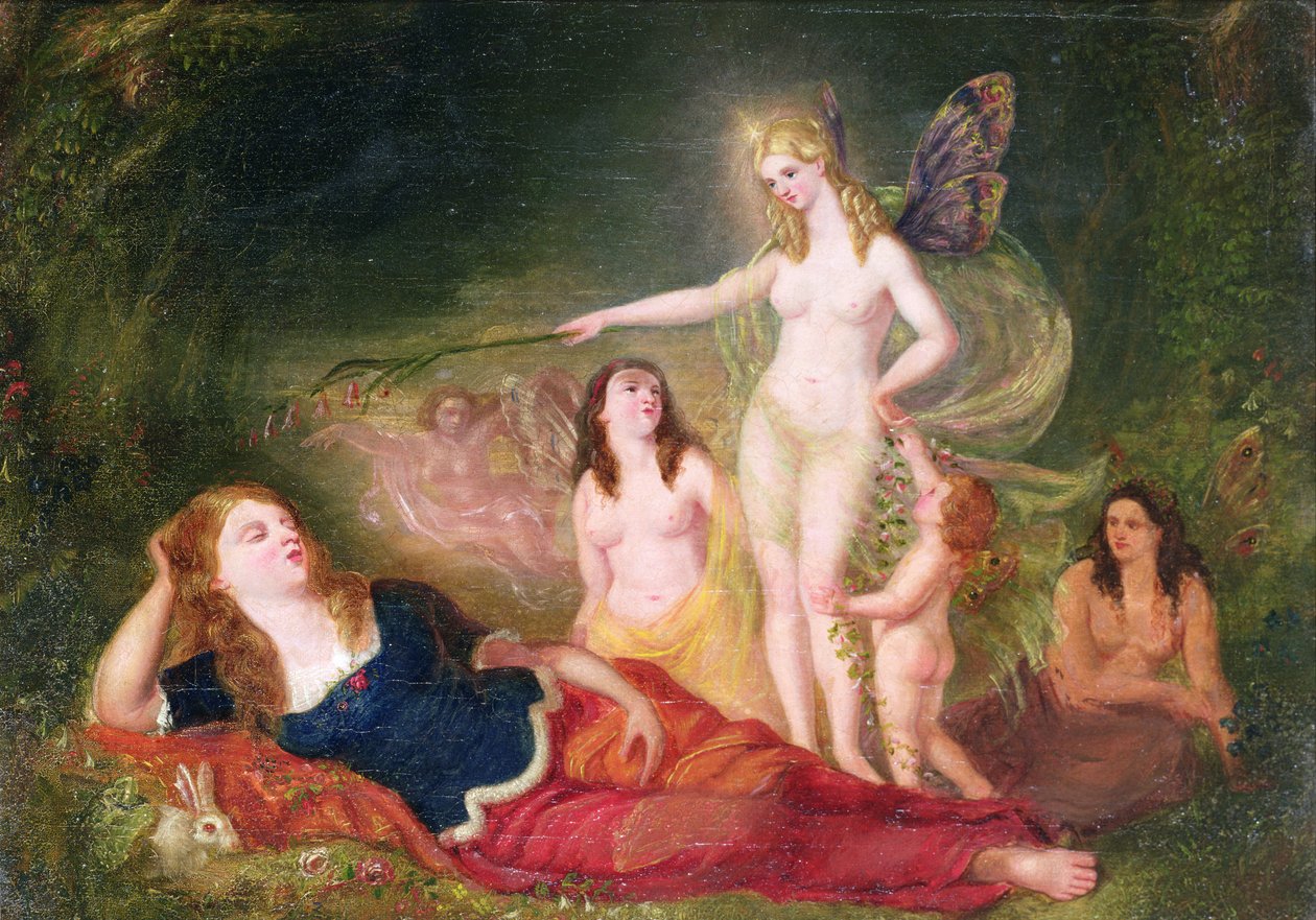 Sogno di una notte di mezza estate, 1840 da David Scott