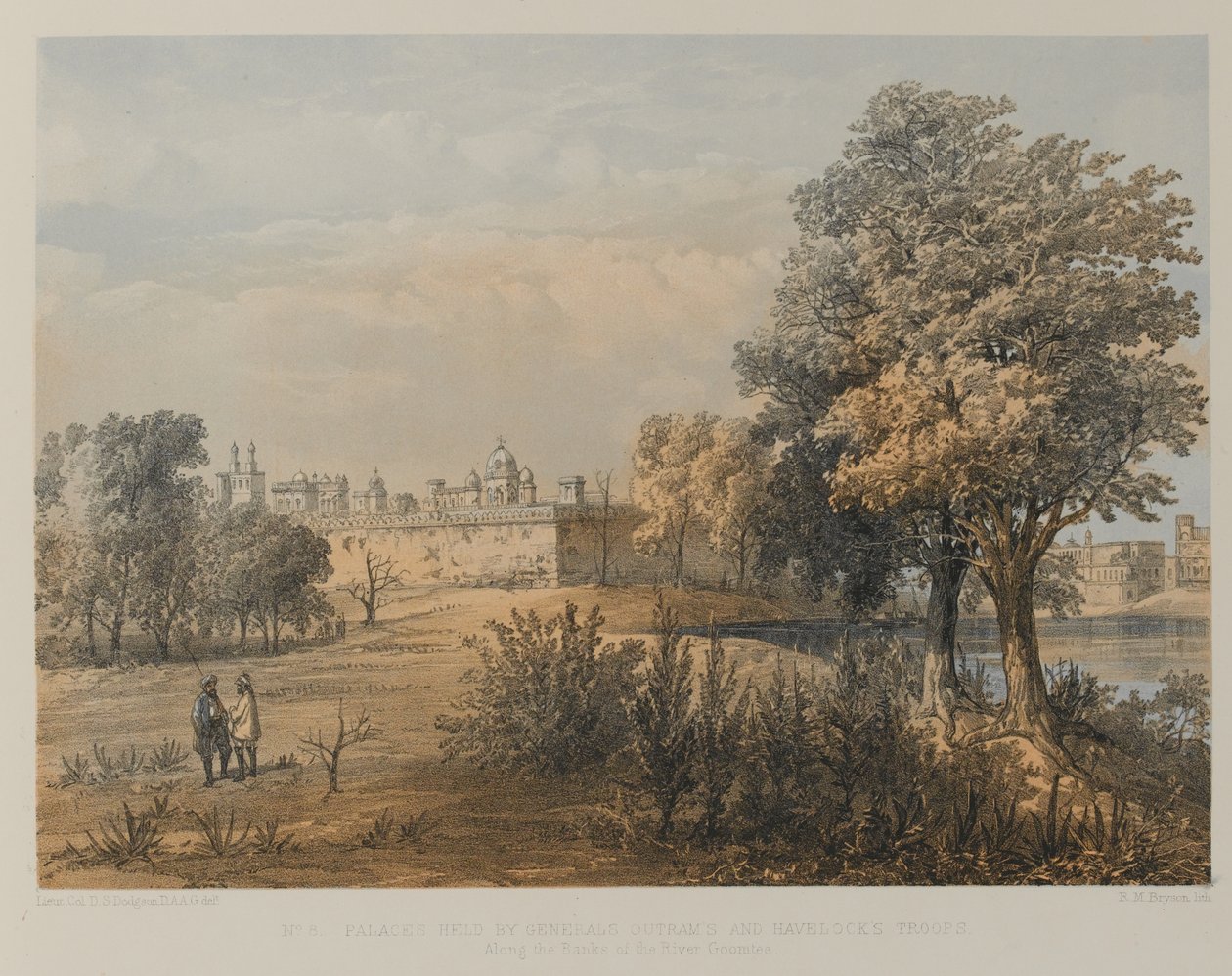 Palazzi tenuti dalle truppe dei generali Outram e Havelock da David Scott Lieutenant Colonel (after) Dodgson