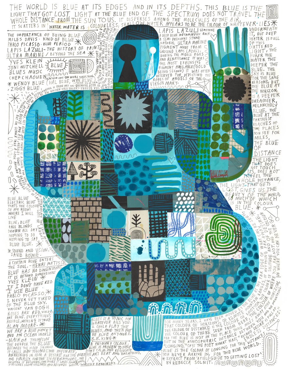Blu ai suoi bordi da David Shillinglaw