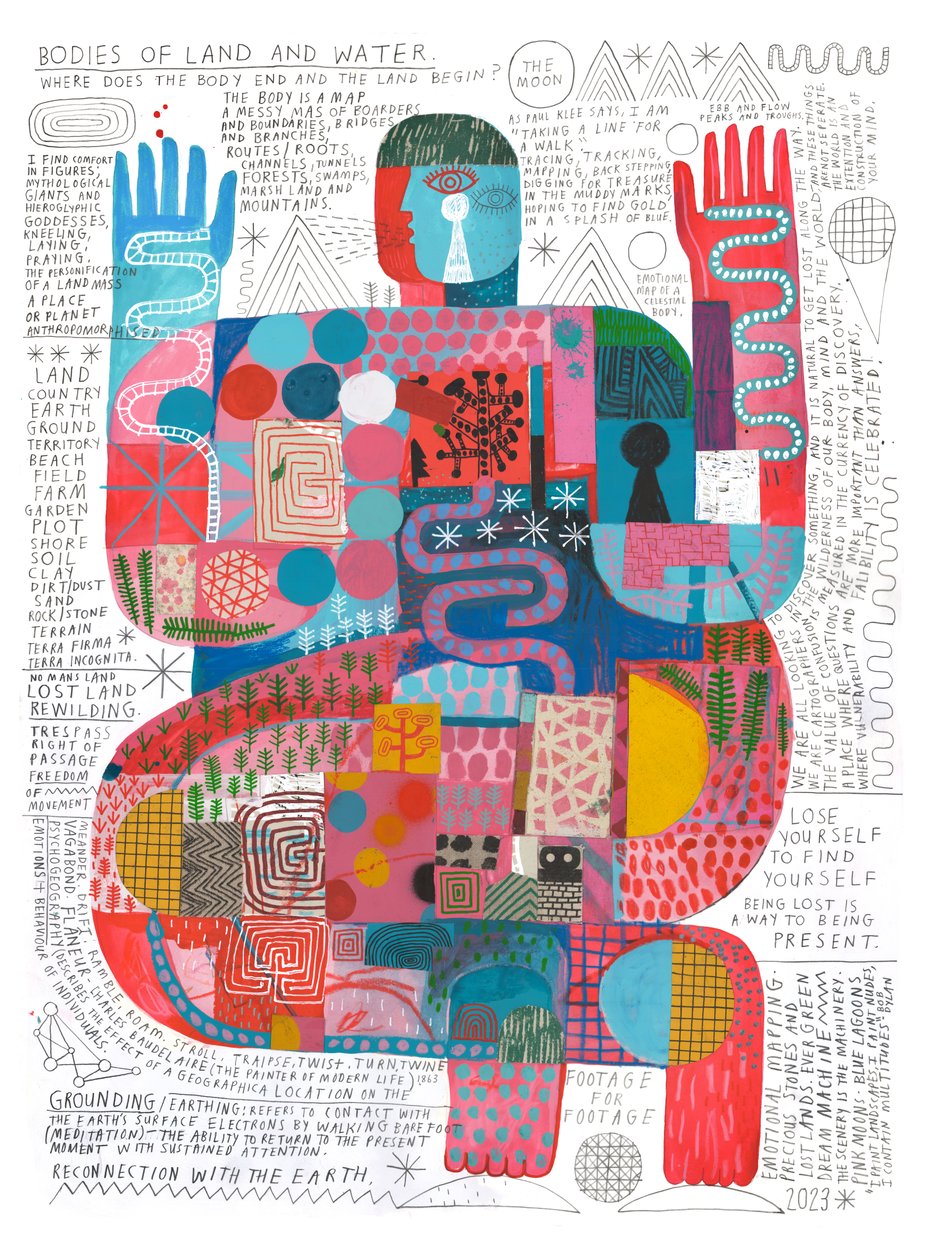 Corpi di terra e acqua 2, 2023 da David Shillinglaw