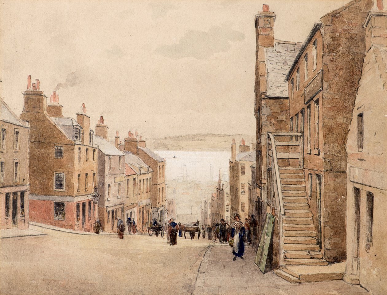 Hilltown da Ann Street, Dundee guardando a sud da David Small