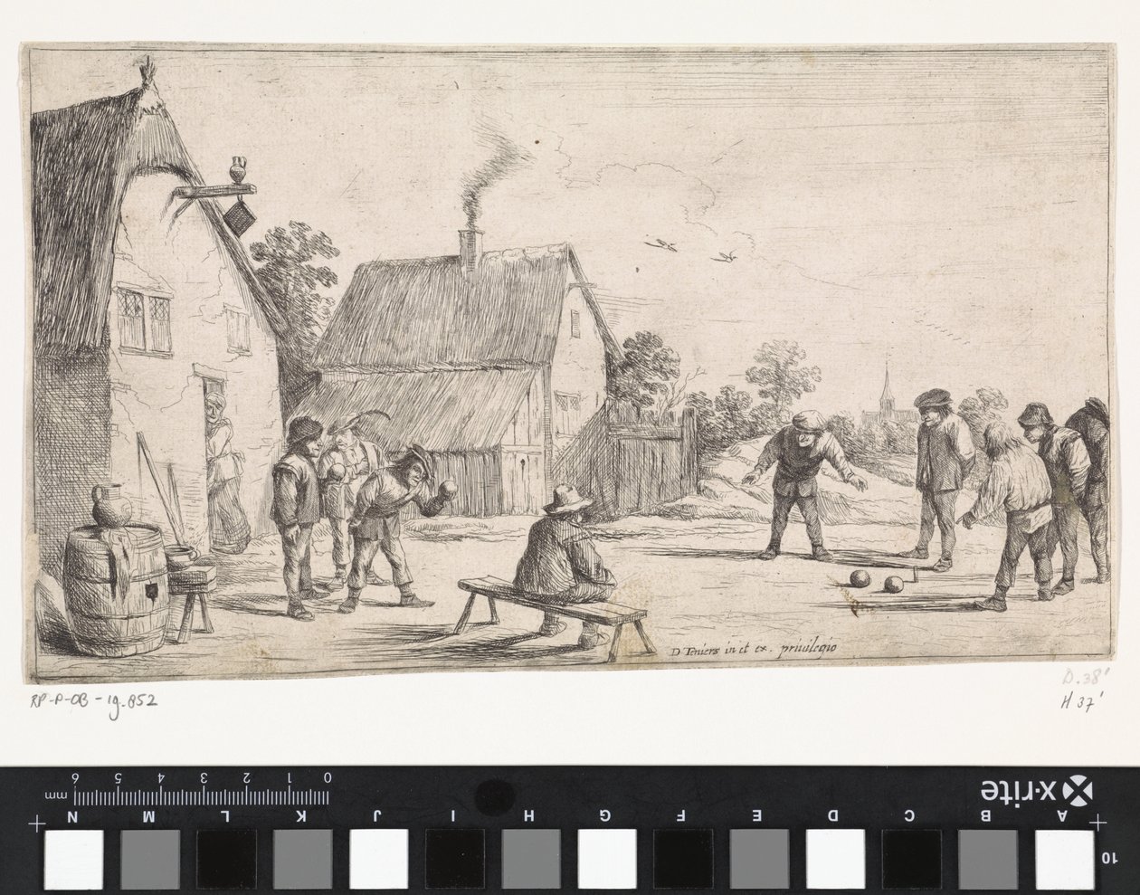 Contadini giocano a bocce da David Teniers (II)
