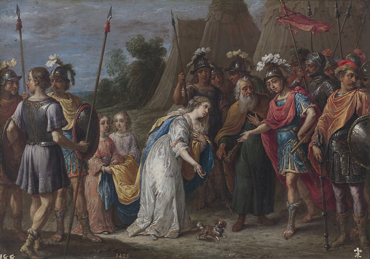 Armida davanti a Goffredo di Buglione, 1628-1630 da David Teniers the Younger