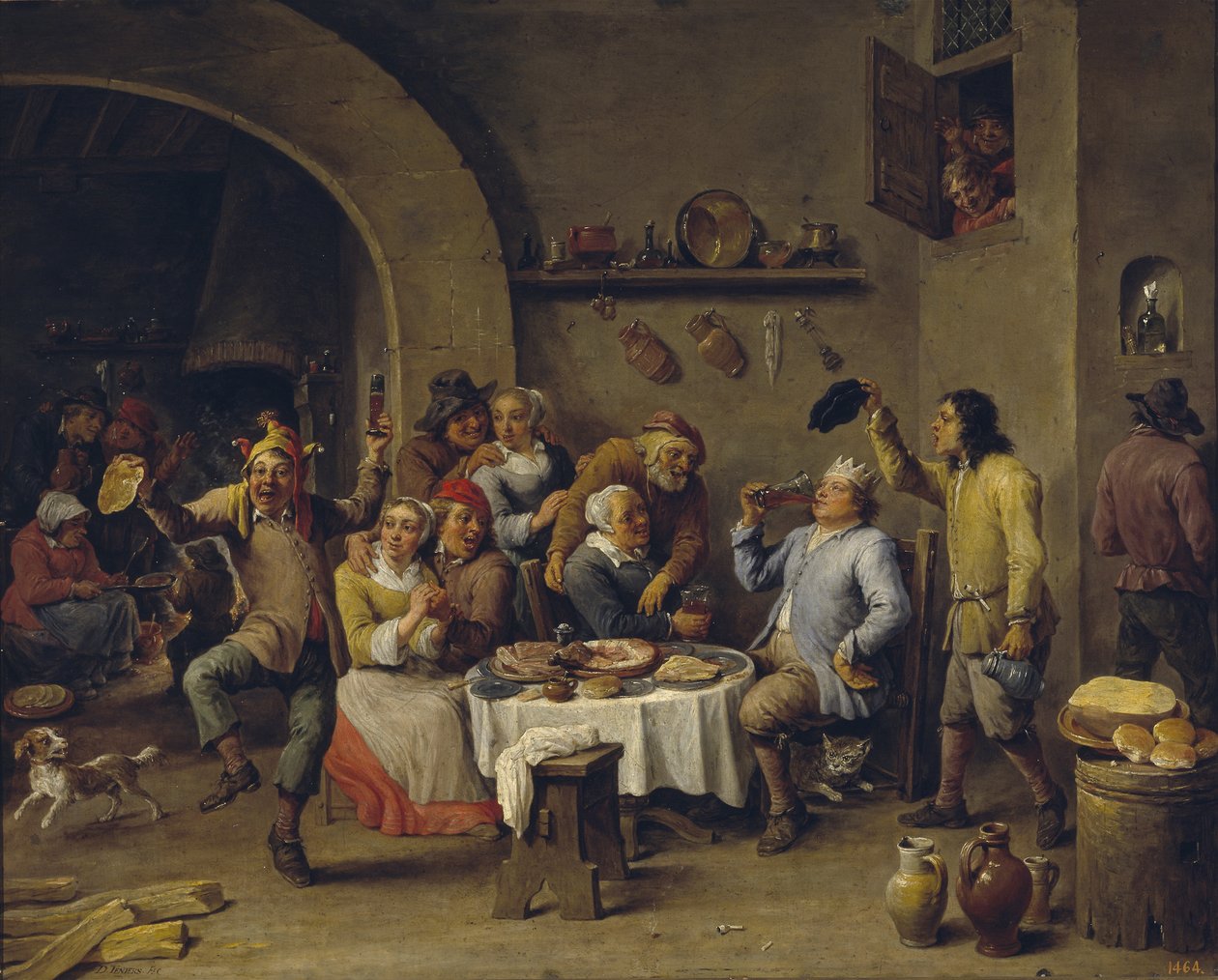 Il Re dei Fagioli La Festa del Re dei Fagioli da David Teniers the Younger
