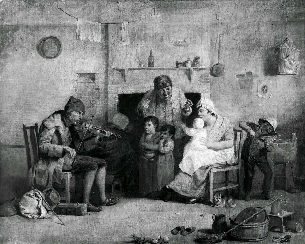 Il violinista cieco da David Wilkie