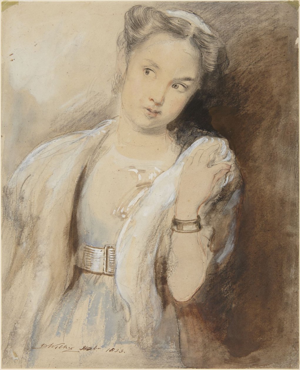 Studio per Il primo orecchino da David Wilkie