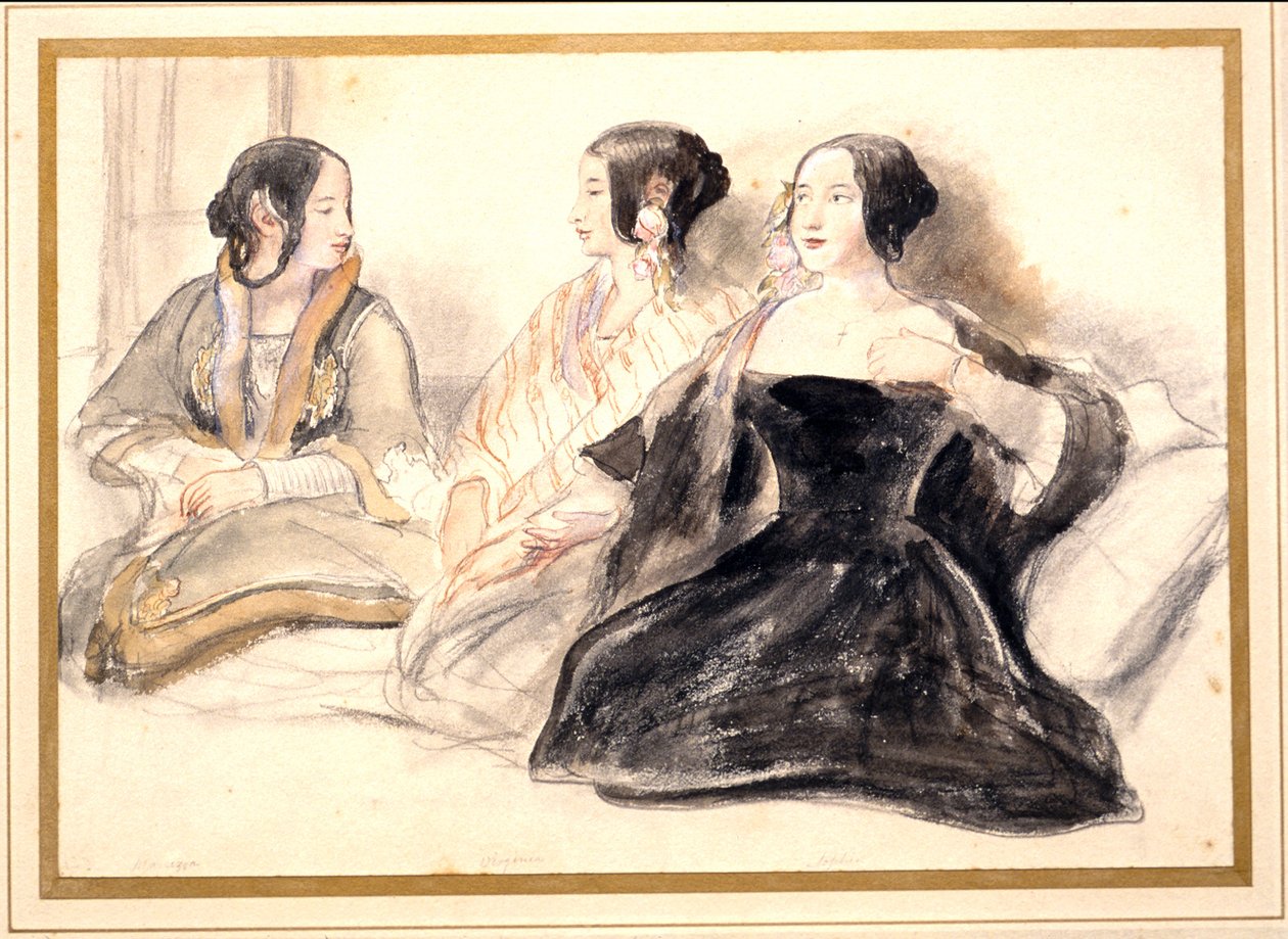 Le tre sorelle greche di Therapia da David Wilkie