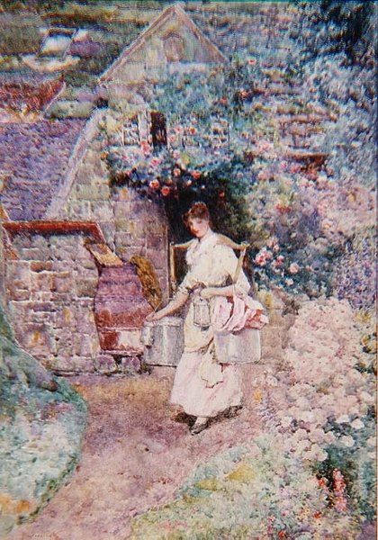 La lattaia, o Un vecchio cottage del Surrey da David Woodlock