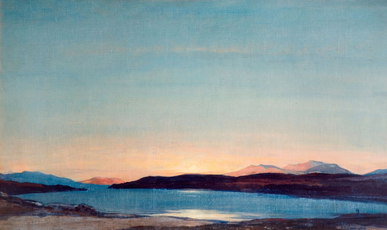 Tramonto, Loch Rannoch da David Young Cameron