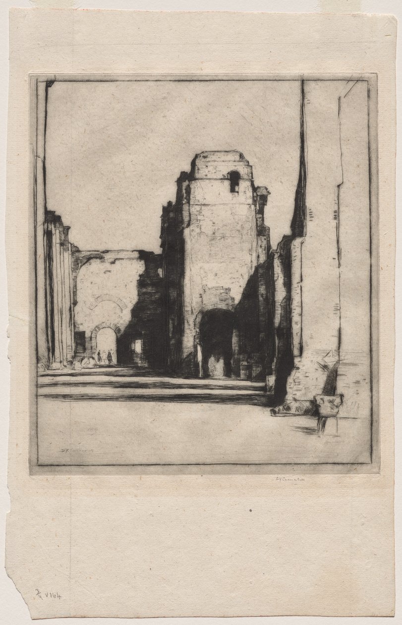 Tepidarium, Terme di Caracalla da David Young Cameron