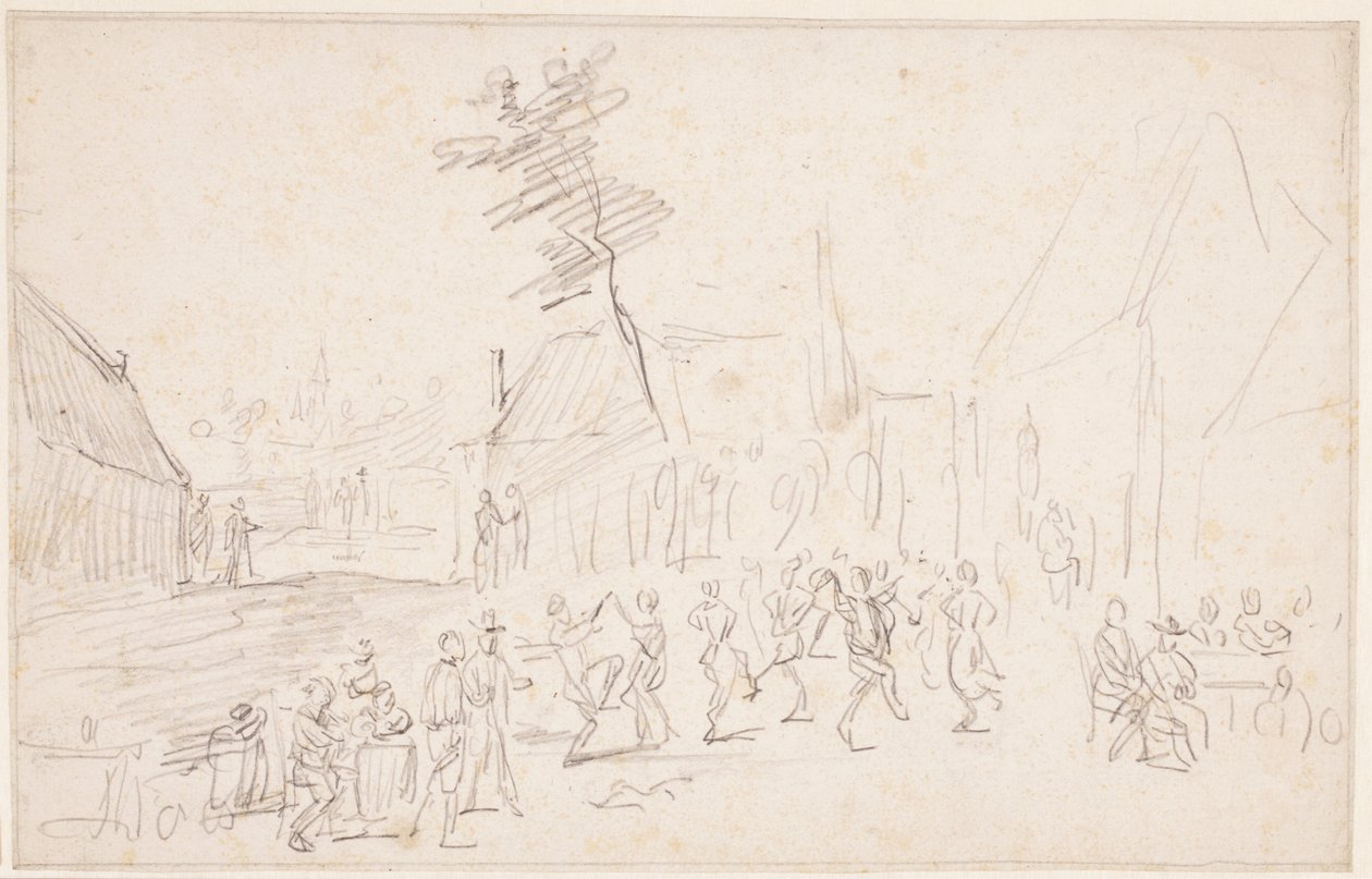 Un matrimonio contadino da David Teniers the Younger
