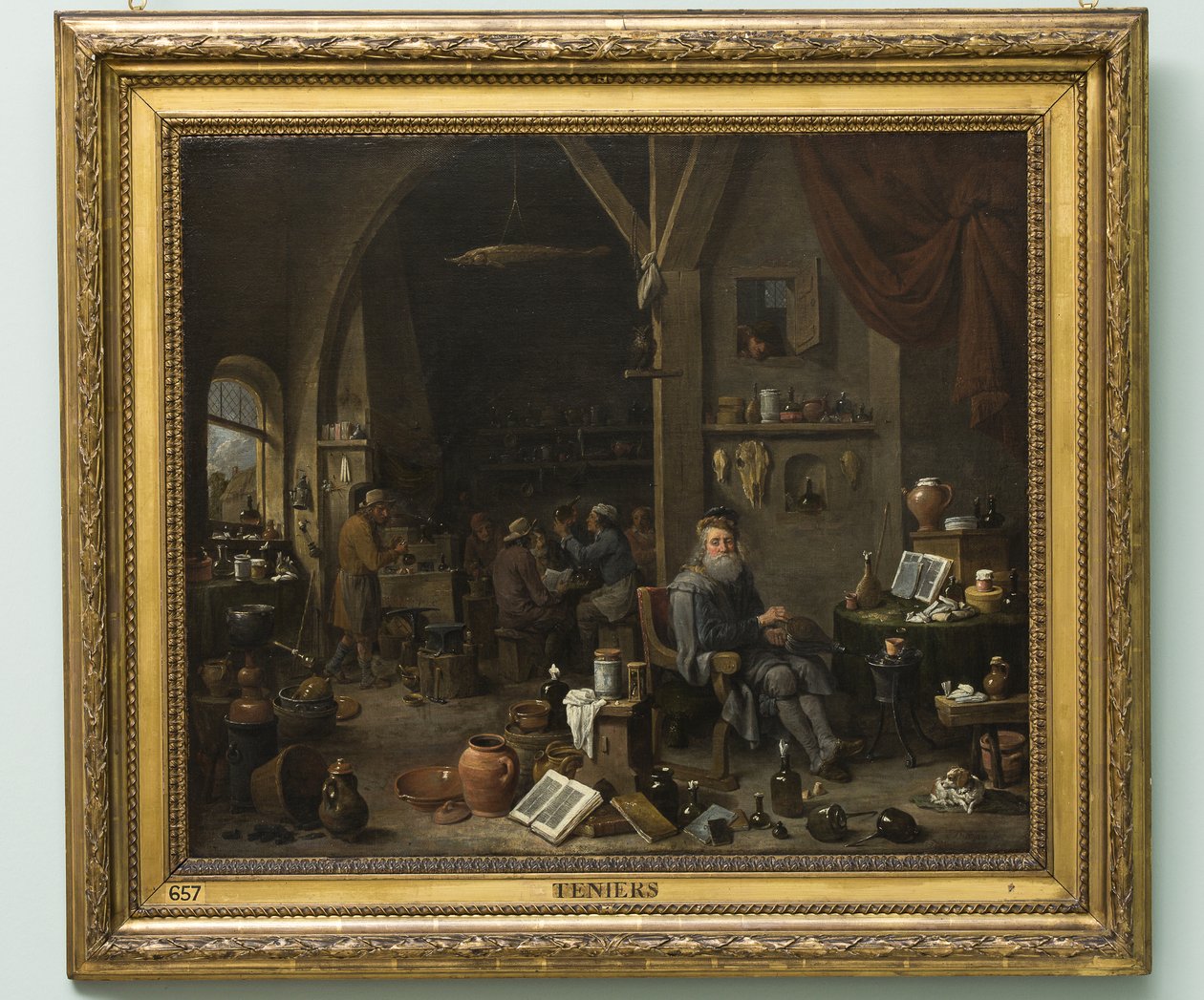Un alchimista da David Teniers the Younger