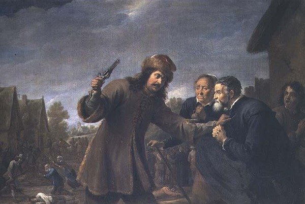 Attacco a un Villaggio, 1648 da David Teniers the Younger
