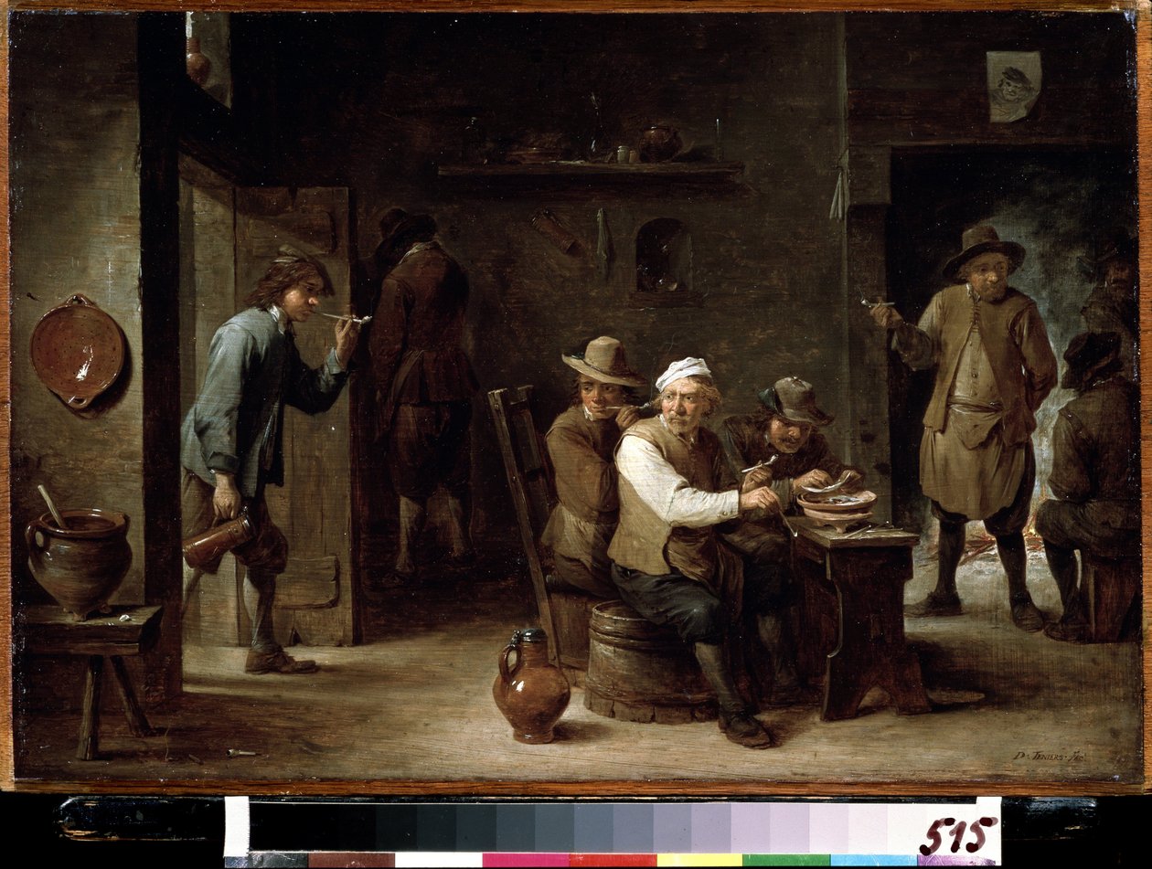 Nella taverna da David Teniers the Younger