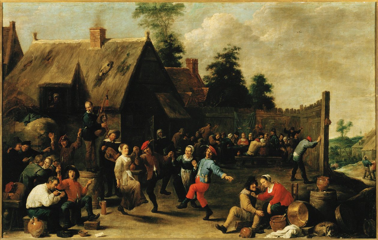 Contadini in festa da David the Younger Teniers