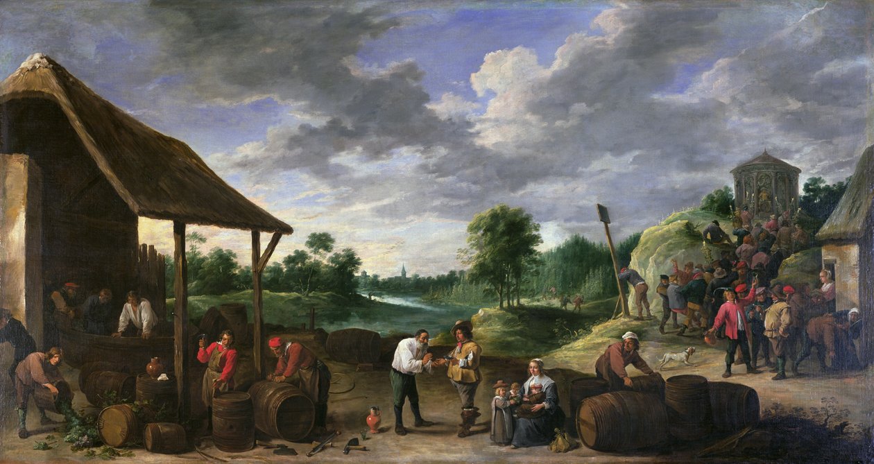 La vendemmia da David Teniers the Younger
