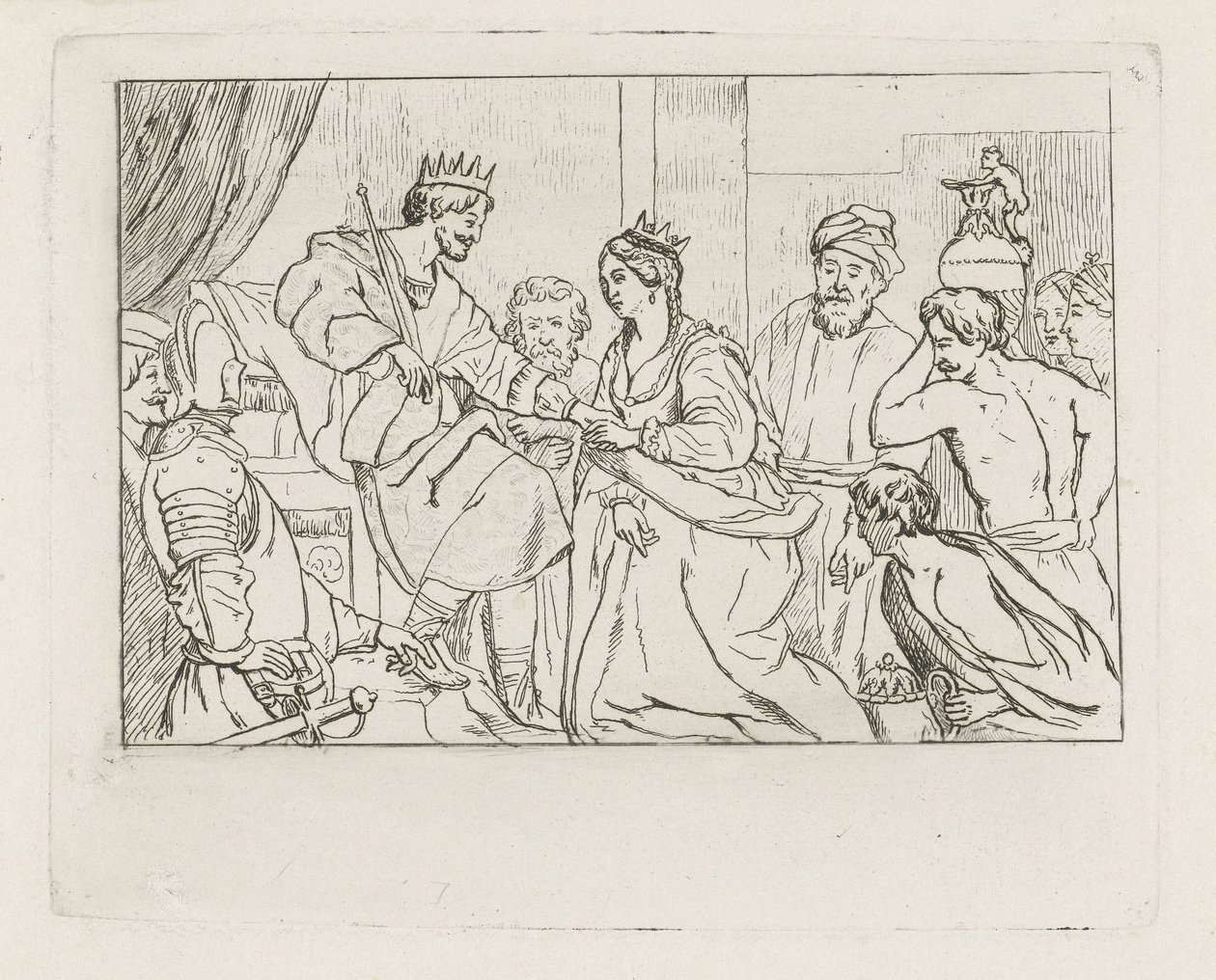 Salomone e la regina di Saba da David van der Kellen