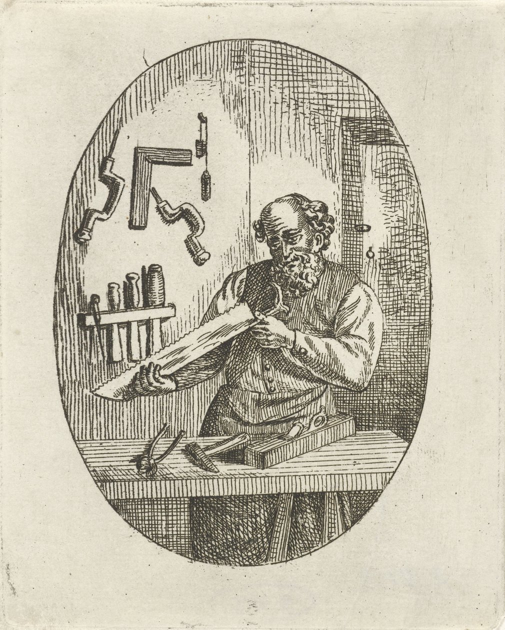 Carpentiere da David van der Kellen