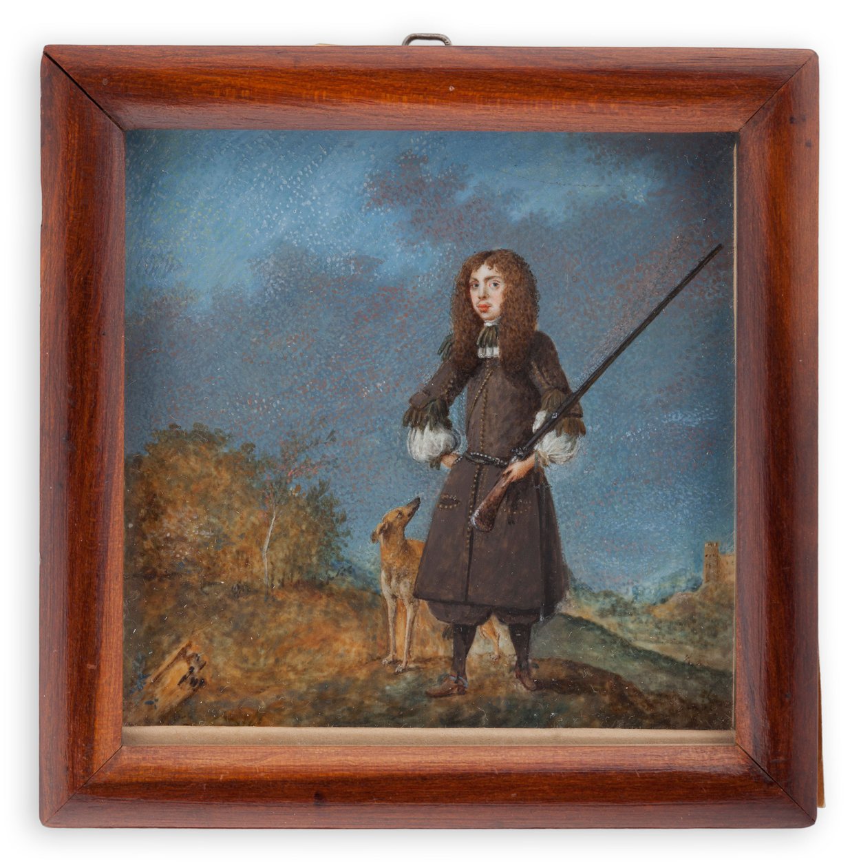 Cacciatore (Carlo XI) con il suo cane da David von Krafft