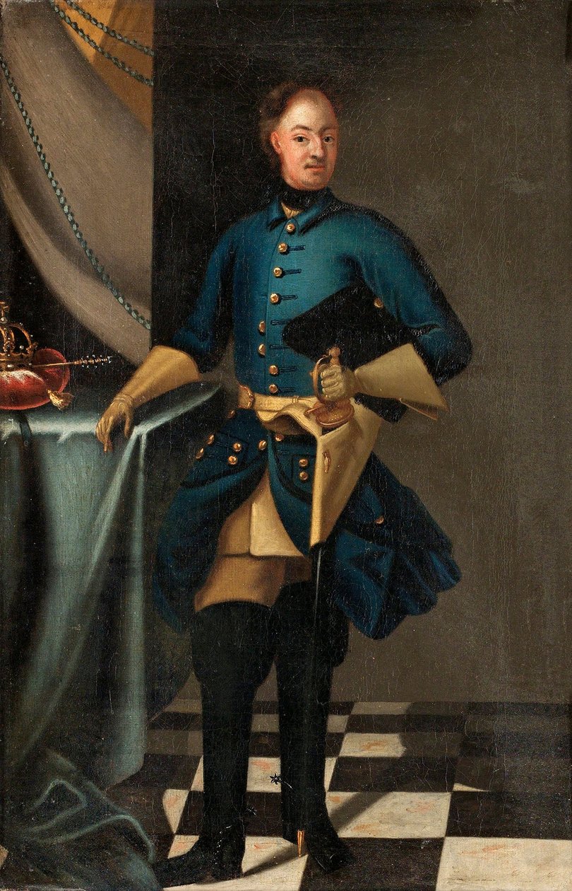 Ritratto del re Carlo XII di Svezia da David von Krafft