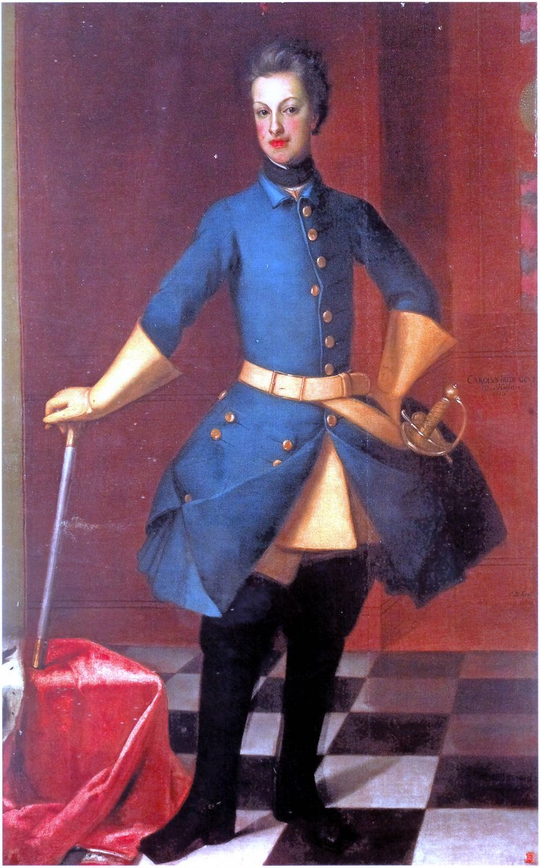 Ritratto di Carlo Federico di Holstein-Gottorp (1700-1739) da David von Krafft
