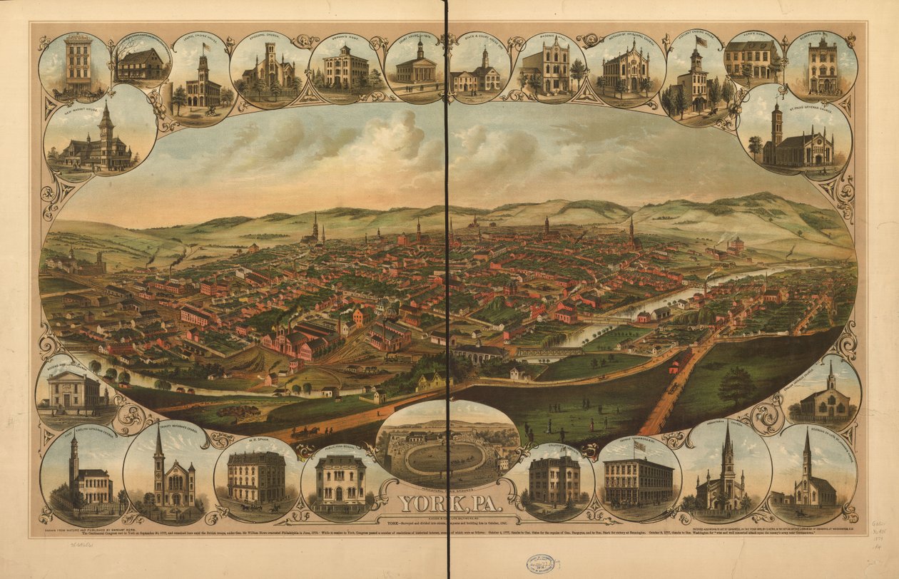 York, Pa. da Davoust A. Hoen and Co. Kern
