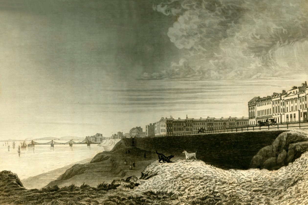 Vista est di Brighton da Kemp Town, 1835 da Dean Wolstenholme