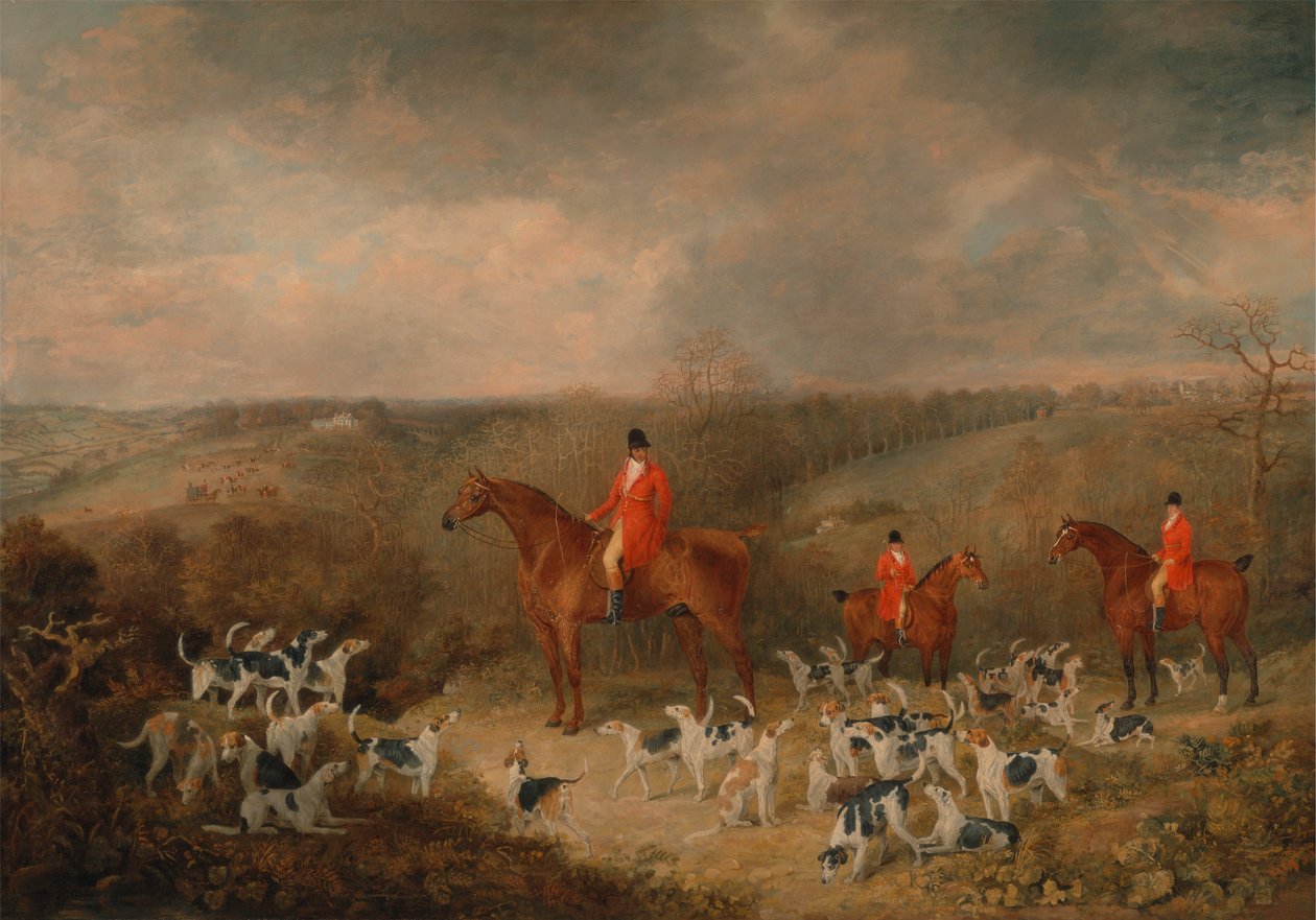 Lord Glamis e i suoi cani da caccia da Dean Wolstenholme