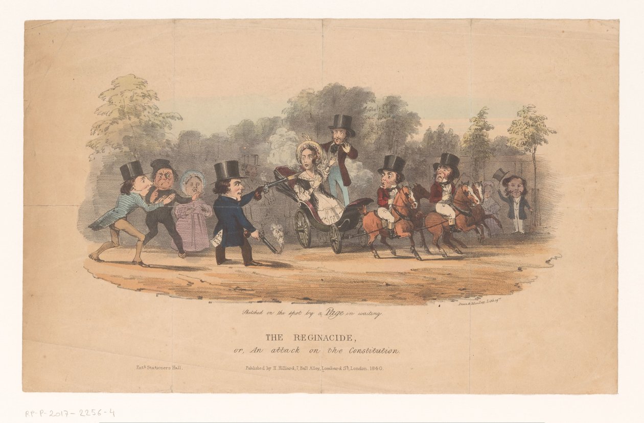 Attentato alla regina Vittoria, 1840 da Dean and Munday