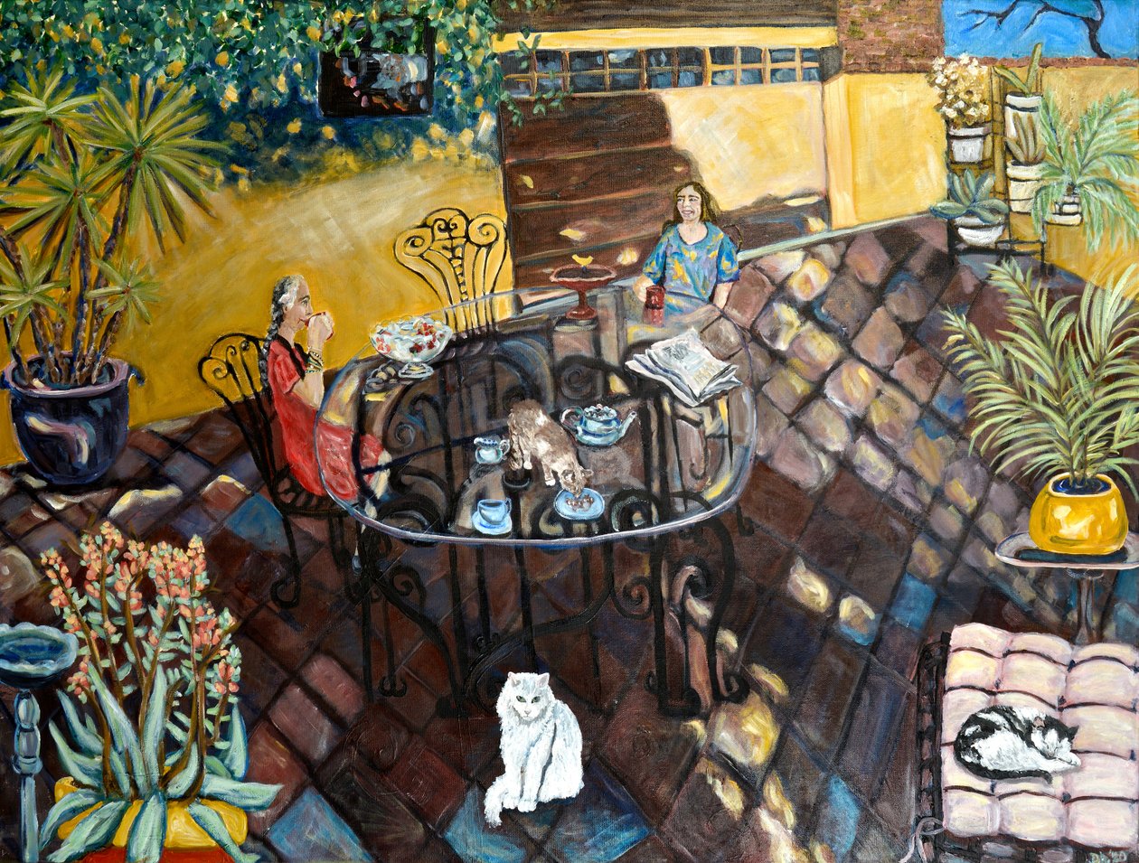 Chateau Wonderland, 2019 (acrilico su tela) da Deborah Eve Alastra