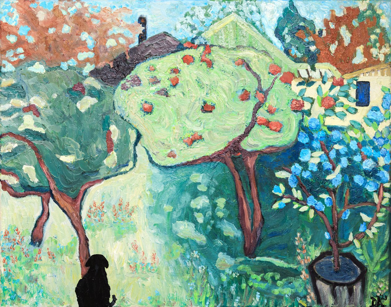 Vista di Chauncey, 2023 (olio su tela) da Deborah Eve Alastra