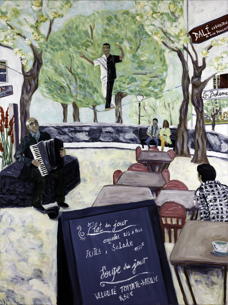 Montmartre, 2017 (acrilico su tela) da Deborah Eve Alastra