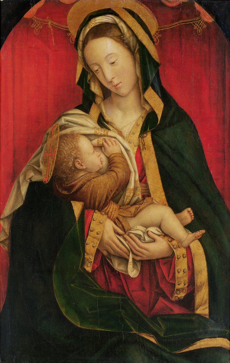 La Madonna che allatta il suo bambino, 1520-30 da Defendente Ferrari