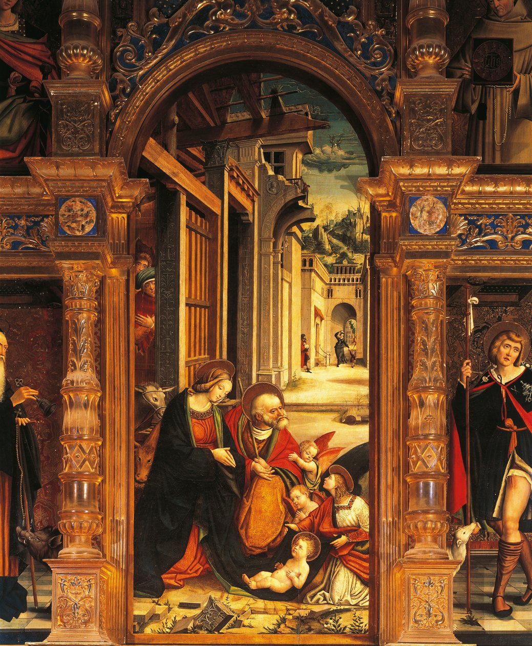 Natività, (dettaglio) dall