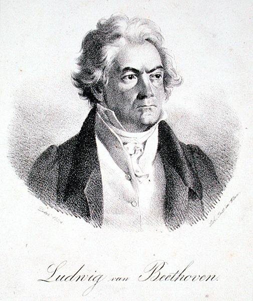 Ludwig van Beethoven (1770-1827) 1824 da Deker Deker