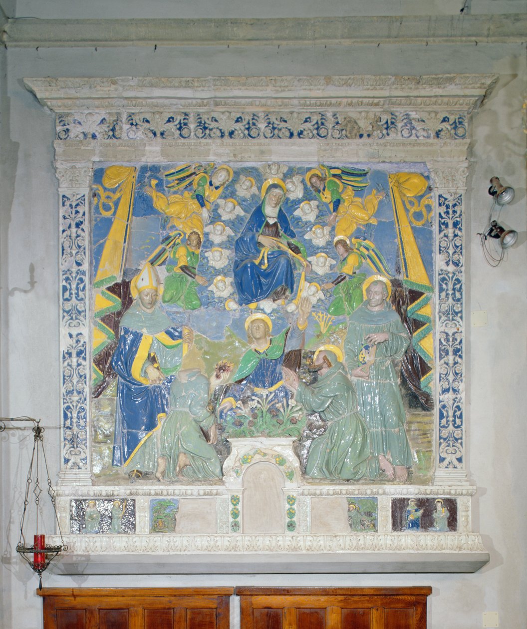 La Madonna della Cintola, bassorilievo, XV secolo da Luca Della Robbia