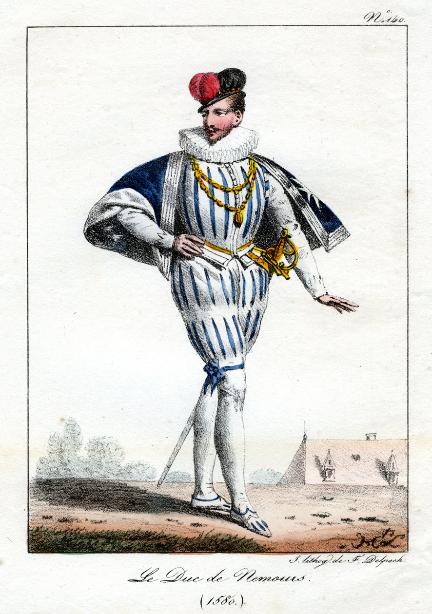 Jacques de Savoie, II duca di Nemours, 1580, c1795-1825 da Delpech