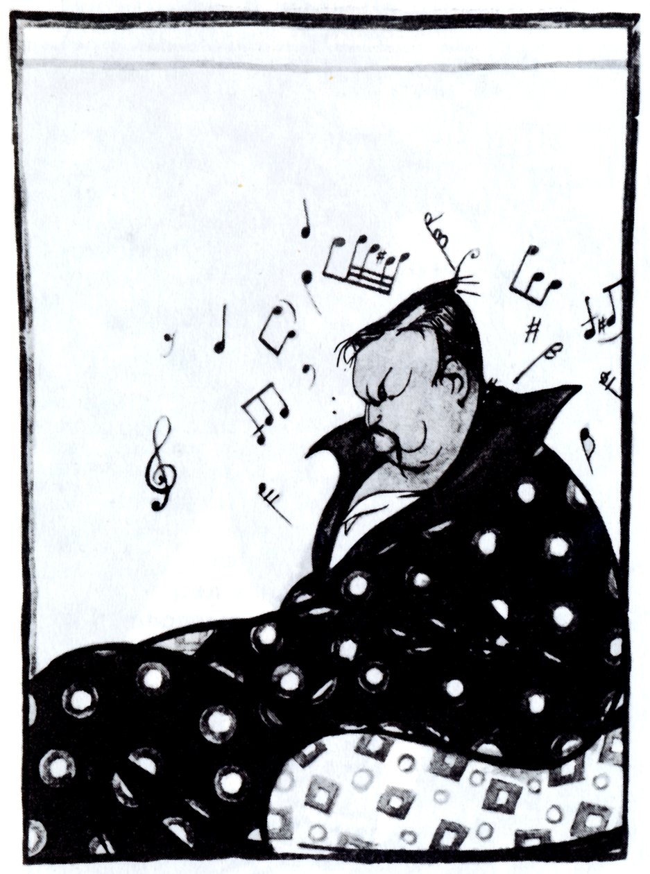 Compositore Alexander Glazunov 1865-1936, 1915 da Deni