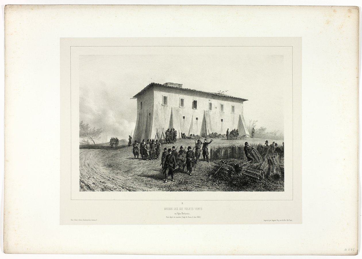 Casa delle sei persiane verdi, da Souvenirs d